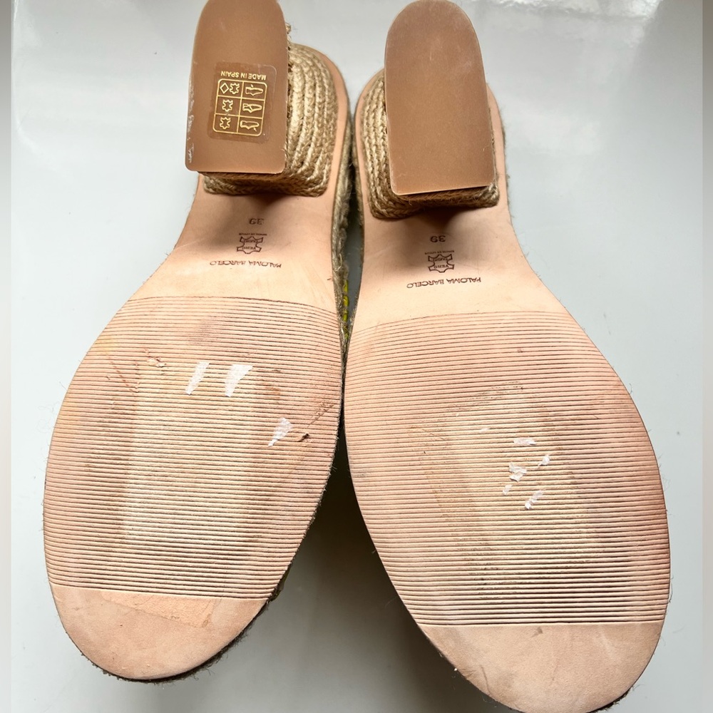 PALOMA BARCELO Leonor Slide Sandal in Mint Size 39 - Picture 7 of 11